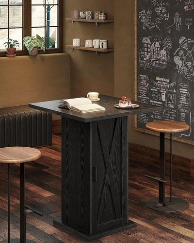Modern bar table with storage - modern,