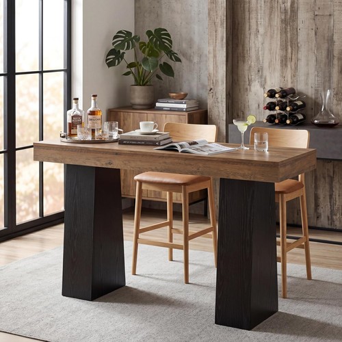 Inch long bar table - long,
