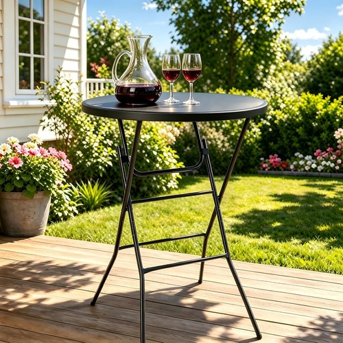 Folding cocktail table - folding,