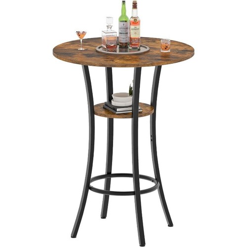 Round bar table tier high - bar,
