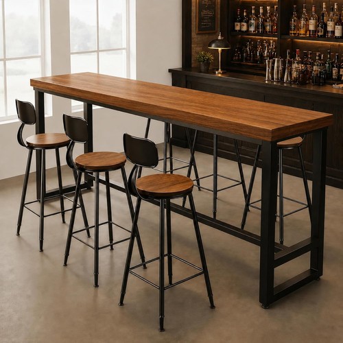 2in solid wood bar height - 47.2in,