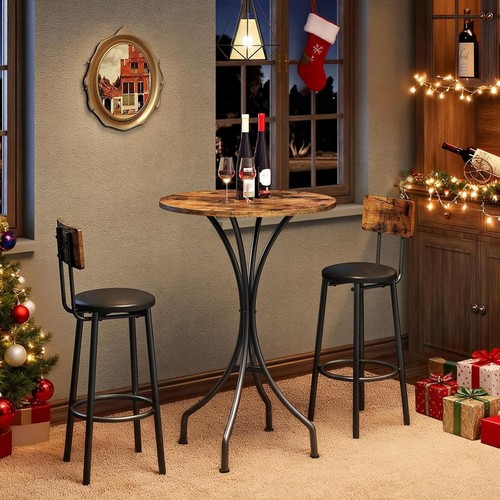 Round bar table - round,