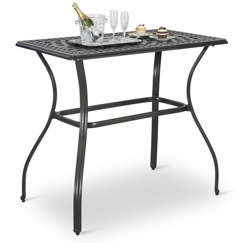 Outdoor patio bar table cast - patio,