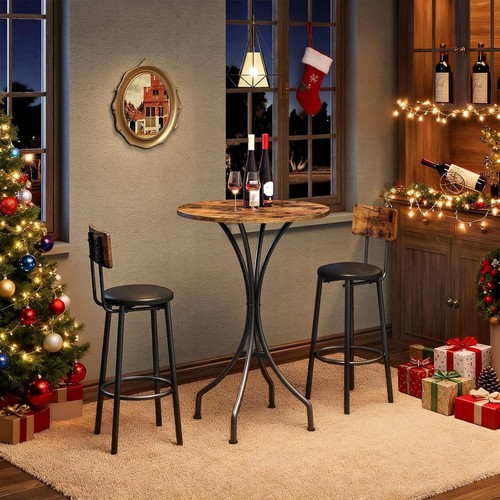 Bar table round high - bar,