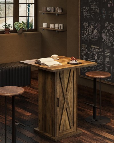 Square bar table - square,