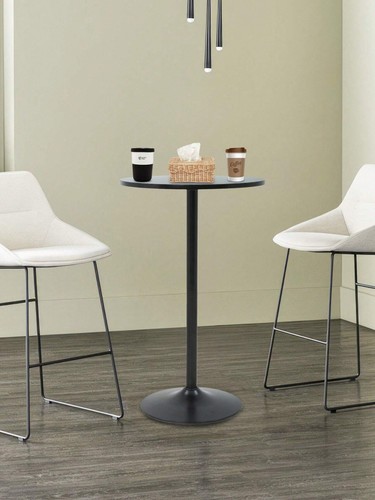 Round bar table - table, high